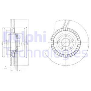 Jarrulevy DELPHI BG9065C