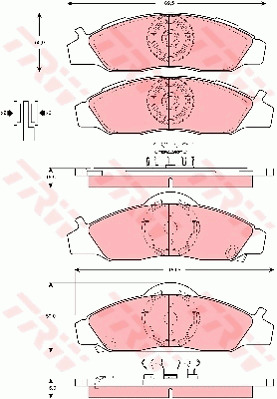 Jarrupalasarja, levyjarru TRW GDB3281