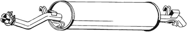 Takaäänenvaimentaja BOSAL 278-093