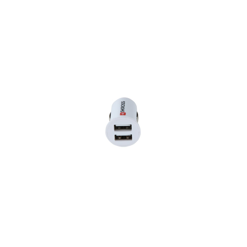 Skross autolaturi kahdella USB-paikalla