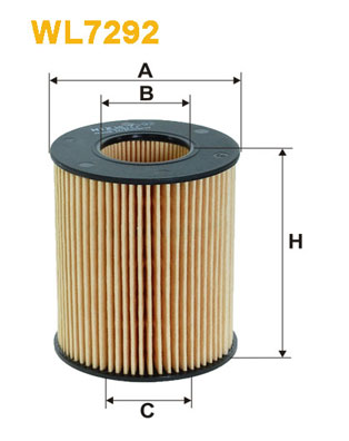 Öljynsuodatin WIX FILTERS WL7292