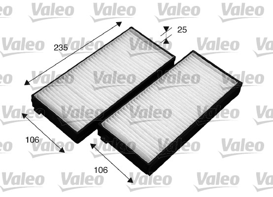 Raitisilmasuodatin VALEO 715523