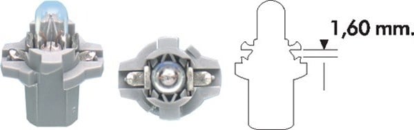 Polttimo, mittariston valo MAGNETI MARELLI 002053400000