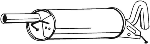 Takaäänenvaimentaja BOSAL 233-119