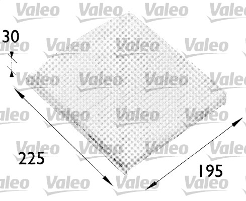 Raitisilmasuodatin VALEO 698512