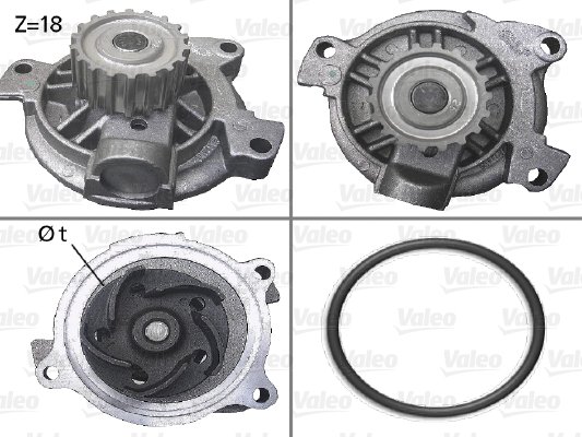 Vesipumppu VALEO 506488