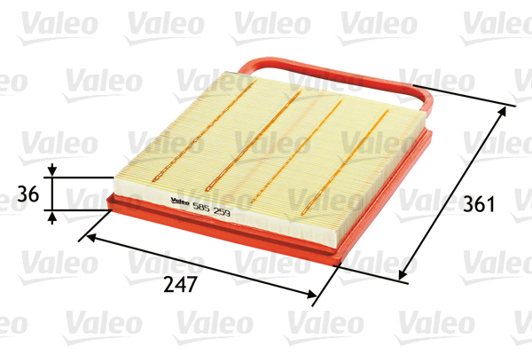 Ilmansuodatin VALEO 585259