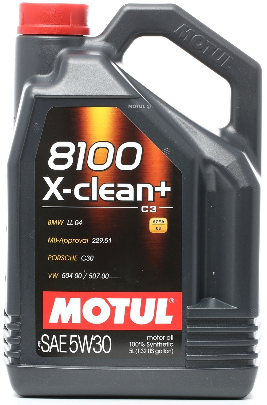 Moottoriöljy MOTUL 8100 X-CLEAN+ 5W30 5L