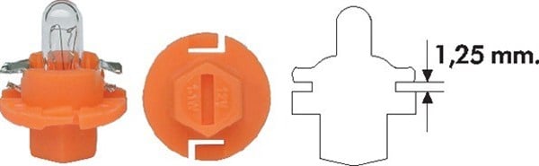 Polttimo, mittariston valo MAGNETI MARELLI 002053300000