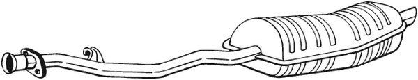Takaäänenvaimentaja BOSAL 282-243