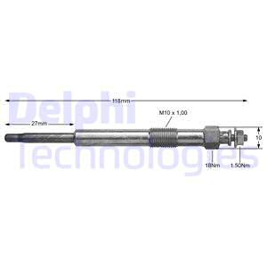 Hehkutulppa DELPHI HDS406
