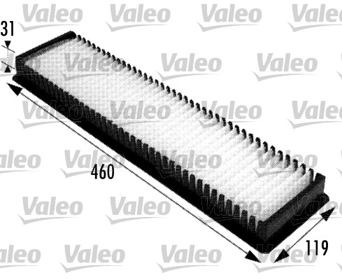 Raitisilmasuodatin VALEO 698724