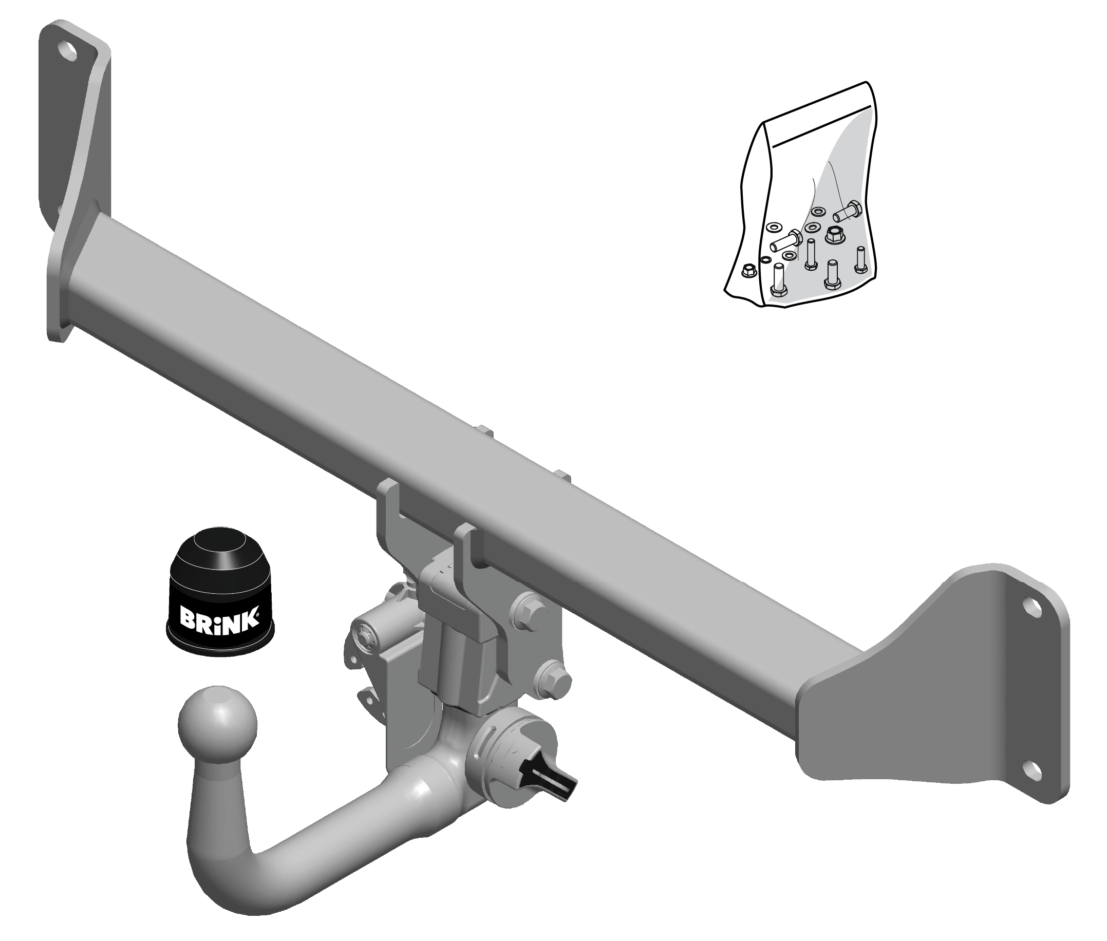 Vetokoukku BRINK 594300 BMW X3 F25, X4 F26