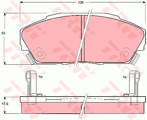 Jarrupalasarja, levyjarru TRW GDB3034