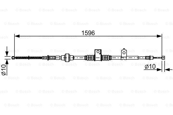 Käsijarruvaijeri BOSCH 1 987 482 520