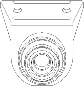 Ripustus, kardaaniakseli, MERCEDES-BENZ M-KLASS [W163], 163 410 00 10, A163 410 00 10