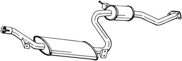 Keskipönttö BOSAL 282-409