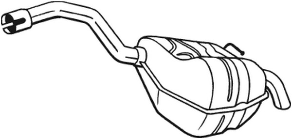 Takaäänenvaimentaja BOSAL 154-449
