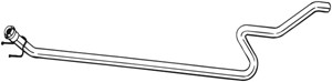 Pakoputki, Keskellä, CITROËN,DS,PEUGEOT, 1611620580, 1717RF