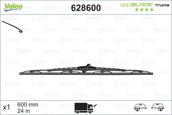 Pyyhkijänsulka VALEO 628600