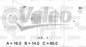 Laturi, AUDI,SEAT,SKODA,VW, 028903029B, 028903029E, 028903031, 028903031A, 028903031AX, 028903031X, 28903029B, 28903029E, 28903031, 2890