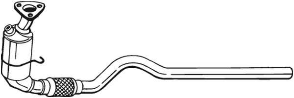 Jälkiasennuskatalysaattori BOSAL 099-596