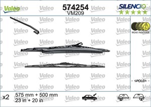 Pyyhkijänsulka, Edessä, BMW 3 [E46], 3 Cabriolet [E46], 3 Compact [E46], 3 Coupé [E46], 3 Touring [E46], 61 61 0 037 027, 61610037027, 6