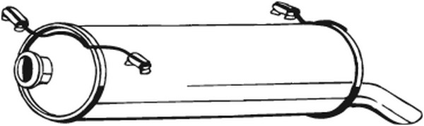 Takaäänenvaimentaja BOSAL 135-697