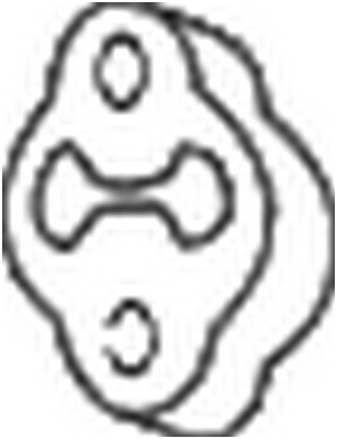 Kumisuikale, pakoputkisto BOSAL 255-623