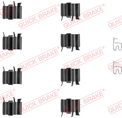 Tarvikesarja, jarrupala QUICK BRAKE 109-1244