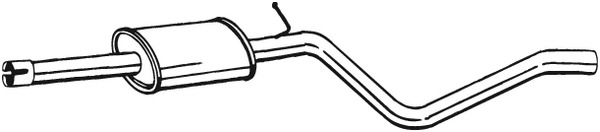 Keskipönttö BOSAL 284-555