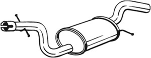 Keskiäänenvaimentaja, SKODA OCTAVIA III, OCTAVIA Combi III, VW JETTA III, 1K0253209K