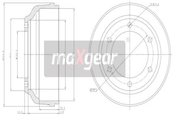 Jarrurumpu MAXGEAR 19-2304