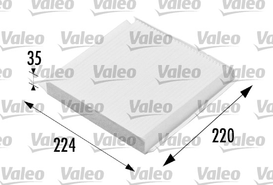 Raitisilmasuodatin VALEO 698657