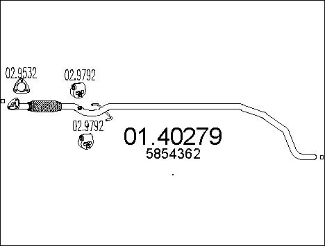 Pakoputki MTS 01.40279