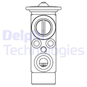 Paisuntaventtiili, ilmastointilaite DELPHI CB1021V