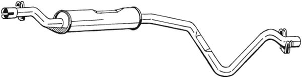 Keskipönttö BOSAL 282-247