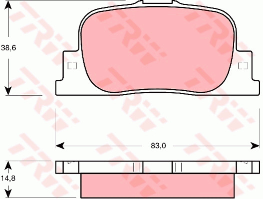 Jarrupalasarja, levyjarru TRW GDB3278