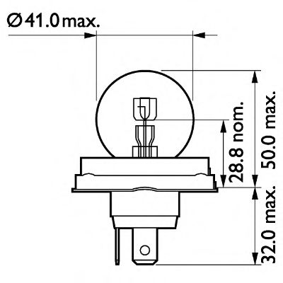 Kaukovalopolttimo PHILIPS 13620C1