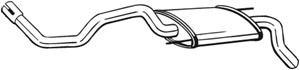 Takaäänenvaimentaja, VW POLO, 6N0253609M