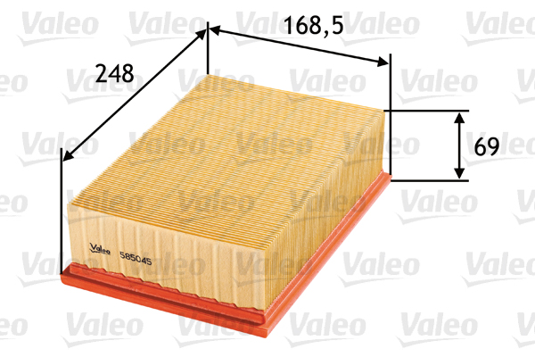Ilmansuodatin VALEO 585045
