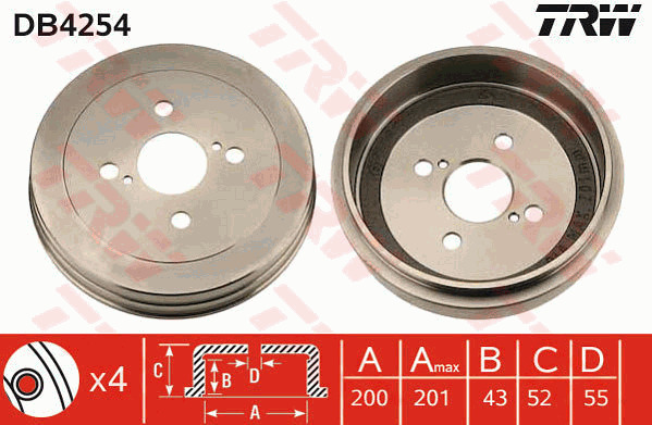 Jarrurumpu TRW DB4254