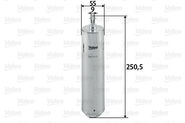 Polttoainesuodatin VALEO 587711
