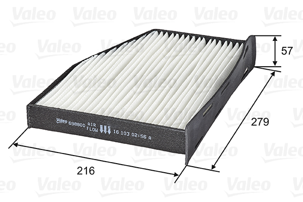 Raitisilmasuodatin VALEO 698800