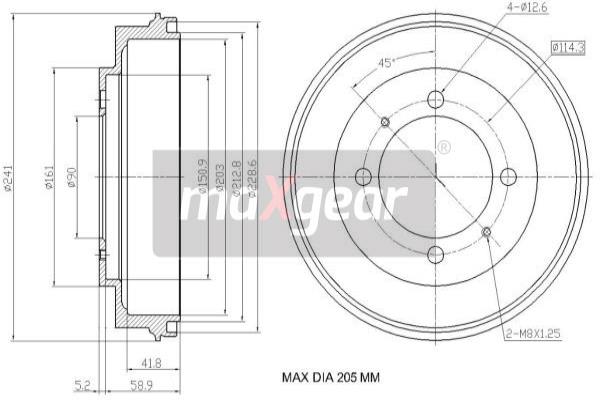 Jarrurumpu MAXGEAR 19-3194