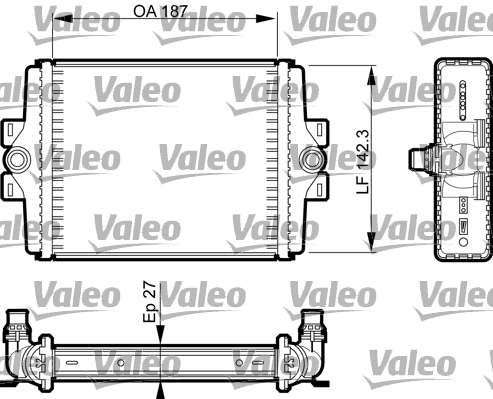 Jäähdytin,moottorin jäähdytys VALEO 735467