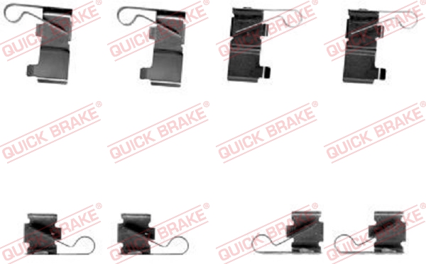 Tarvikesarja, jarrupala QUICK BRAKE 109-1699