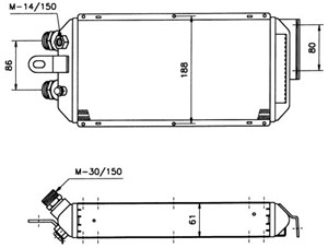 Öljynjäähdytin, moottoriöljy, PORSCHE 911, 911 Cabriolet, 1361747080, 1361757080, 1365225080, 1379535080, 3287.A9, 93020705302, 93020705