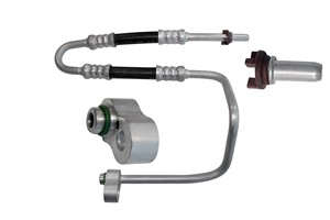 Korkeapainejohto, ilmastointilaite, Eteen, oikea, SEAT,SKODA,VW, 6Q0 820 741 A, 6Q0 820 741 D, 6Q0 820 741, 6QE 820 741