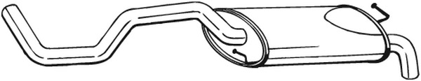 Takaäänenvaimentaja BOSAL 278-853